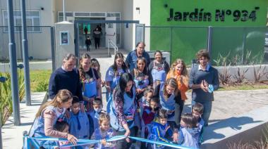 Juan Andreotti y Gabriel Katopodis inauguraron un nuevo jardín de infantes en San Fernando