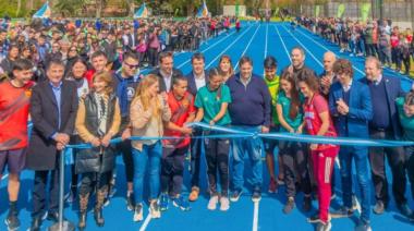 Quedó inaugurada la nueva pista de atletismo de San Fernando