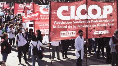 Profesionales de la salud bonaerense piden reapertura de paritarias