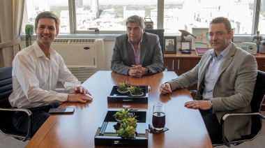 El intendente Nicolás Mantegazza se reunió con las autoridades del ENACOM