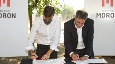 Morón: Ghi firmó convenios con Cabandié para un espacio público sostenible y la gestión de residuos
