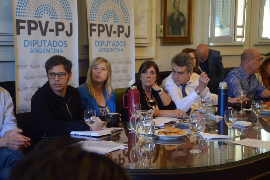Legisladores Bonaerenses de Unidad Ciudadana se reunieron en el Congreso para debatir sobre el presupuesto 2019