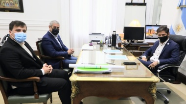 El intendente Chornobroff se reunió con el gobernador Kicillof y el ministro Ferraresi