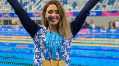Buscan declarar personalidad destacada a la nadadora olímpica Delfina Pignatiello