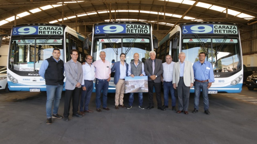 Néstor Gridetti presentó el nuevo recorrido de la línea 9