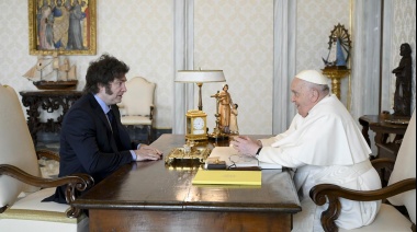 Milei y el papa Francisco estuvieron reunidos más de una hora en el Vaticano