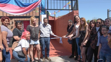 Moreira inauguró el primer Espacio Trans de la ciudad de San Martín