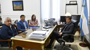 La obra pública, eje de la reunión entre Kicillof, el intendente Salazar y la diputada Jauregui