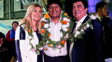 Evo Morales visitó La Matanza