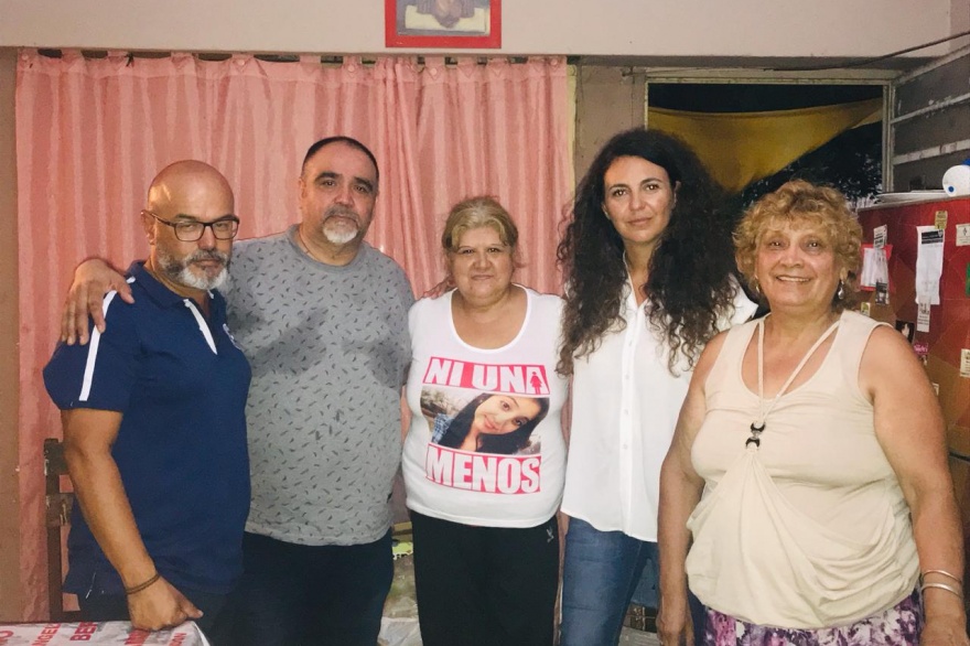 Diputada se reunió con familiares de una joven víctima de femicidio