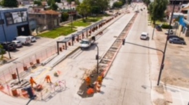 Ya están en obras las diez estaciones del metrobus de Quilmes