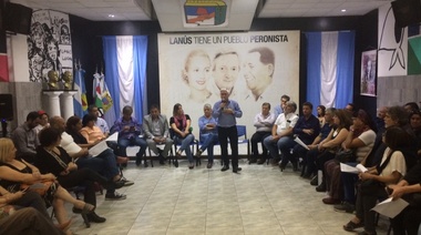 Lanús: Dirigentes peronistas del distrito se reunieron camino a la unidad