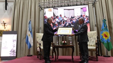 Declararon ciudadano ilustre de la provincia a Luis Brandoni