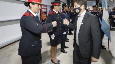 Kicillof inauguró el primer Centro de Entrenamiento de Bomberos Voluntarios bonaerenses