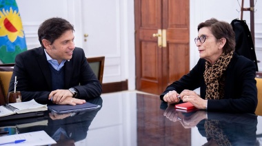 Inversión y comercio, los ejes de la reunión entre Kicillof y la embajadora de España