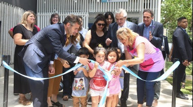 Alberto encabezó en Pilar el acto de finalización de 30 Centros de Desarrollo Infantil en seis provincias