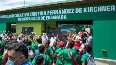 Punta Lara: Inauguraron el complejo "Cristina Fernández de Kirchner"
