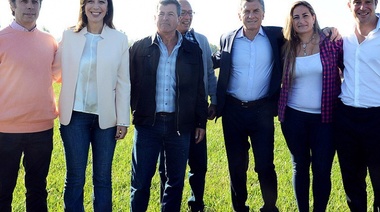 Macri y Vidal recorrieron el "bypass" de la Ruta 5 en Luján