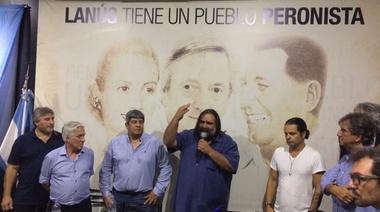 Multitudinario acto del PJ de Lanús