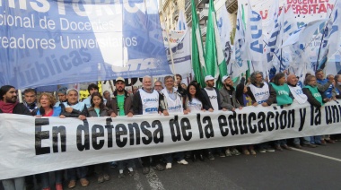 El arco político bonaerense dijo presente en la marcha en defensa de la educación pública