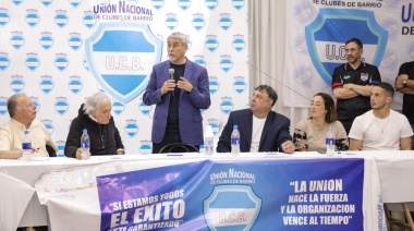 La Unión Nacional de Clubes de Barrio manifestó su apoyo a Sergio Massa 