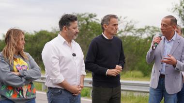 Katopodis y Menéndez inauguraron un nuevo tramo de la Autopista Presidente Perón en Merlo
