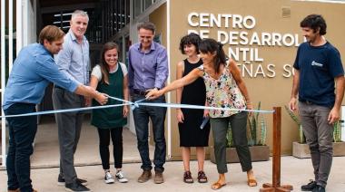 Katopodis y Diz inauguraron un nuevo Centro de Desarrollo Infantil en Navarro