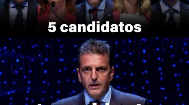 Kicillof: "Cinco candidatos, un presidente"