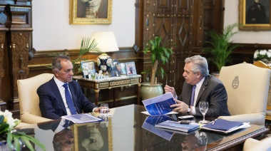 Alberto analizó con Scioli los ejes de trabajo de su nueva etapa como embajador en Brasil