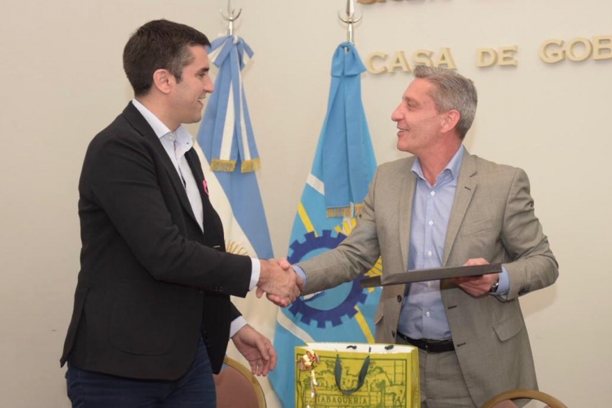 Manuel Mosca se reunió con el gobernador Arcioni en Chubut