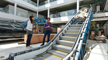 Se instalaron las escaleras mecánicas y los ascensores en el Hospital Municipal de San Fernando