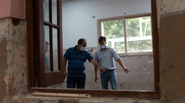 Gral. Viamonte: Flexas pone en marcha la remodelación de dos escuelas