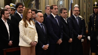 Vidal participó del Tedeum en La Plata