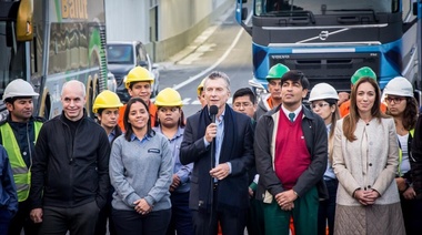 Macri, Vidal y Larreta inauguraron el Paseo del Bajo: "Cambiará el funcionamiento de la ciudad para siempre"