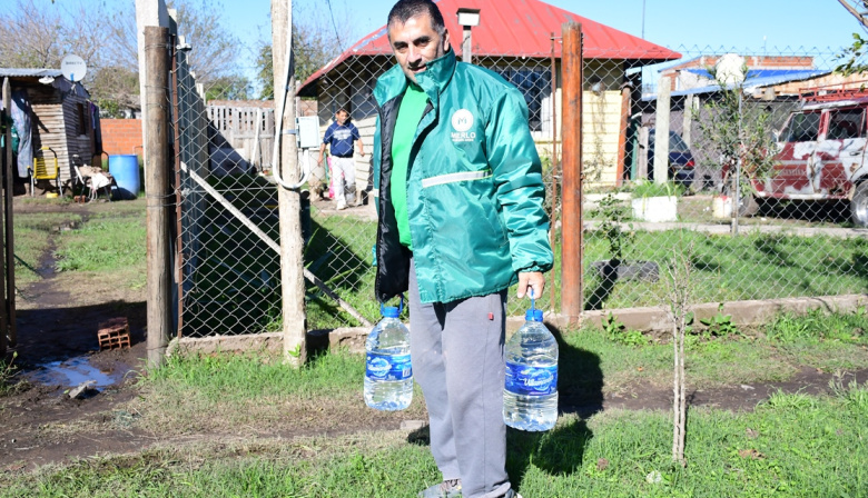 Merlo: El Municipio avanza con la asistencia social tras el temporal