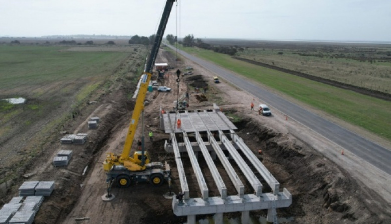 Avanza la construcción de la Autovía que permitirá agilizar el tránsito hacia la Costa Atlántica