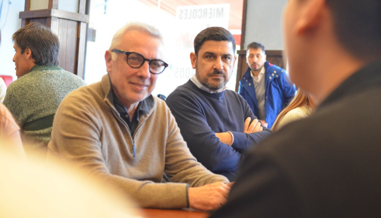 Zamora llevó su experiencia de gestión a Merlo en respaldo a Luis Morales