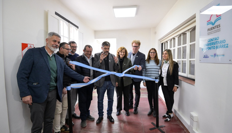 Programa Puentes: la PBA inauguró el centro universitario número 40 en Benito Juárez