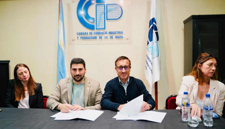 Egüen eliminó tasas municipales para impulsar la producción en 25 de Mayo