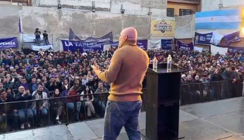 Espert reapareció en La Matanza junto a dirigentes libertarios y fiscales de mesa