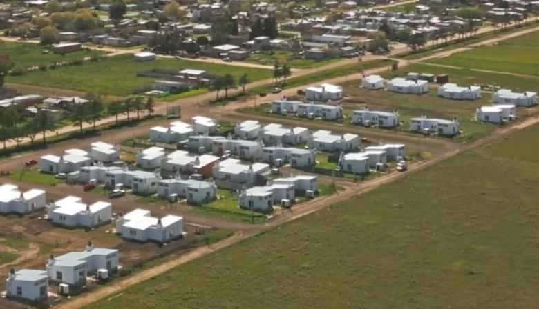 Tornquist avanza con la construcción de 38 viviendas sociales