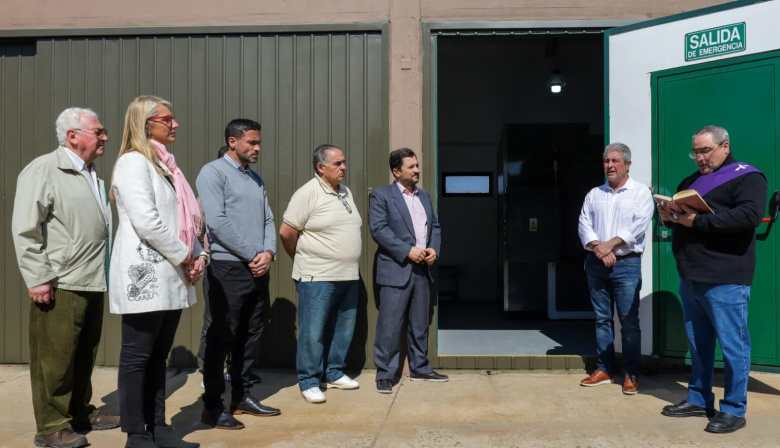 “Histórico”: Martínez celebró la inauguración del Crematorio de la Cooperativa Eléctrica de Pergamino