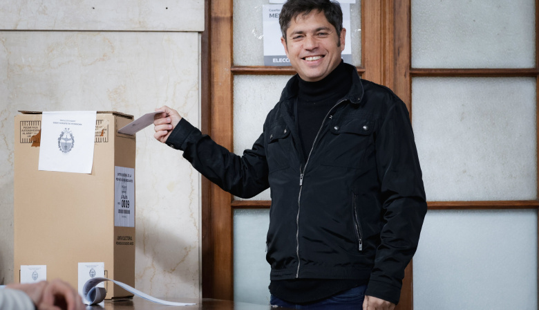 Votó Axel Kicillof: "Es una elección muy importante"