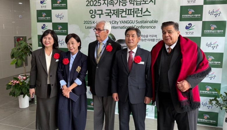 Ishii reforzó vínculos con Corea del Sur en la Conferencia UNESCO de Ciudades del Aprendizaje