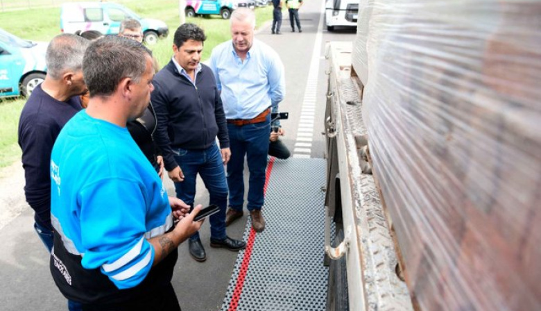 Fiscalización récord: Transporte bonaerense sacó de circulación miles de toneladas de sobrepeso