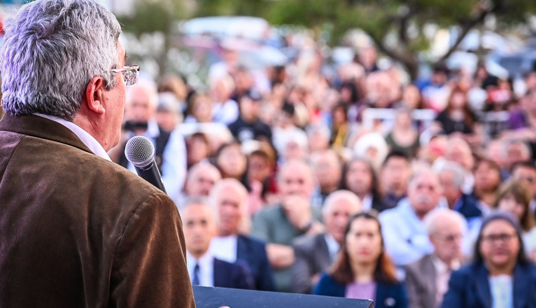 Rodríguez desde Escobar: “Algunos especulan, pero nuestro pueblo cree en producir y trabajar”
