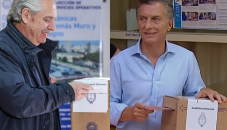 Votaron los ex presidentes Alberto Fernández y Mauricio Macri