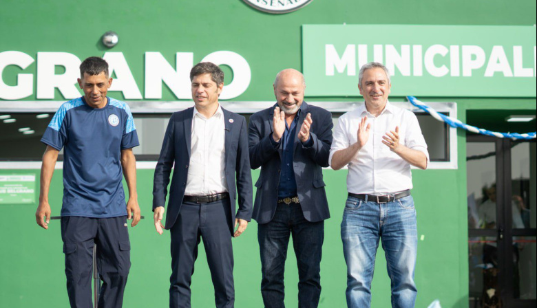 Ensenada: Kicillof y Secco inauguraron el complejo deportivo Club Belgrano