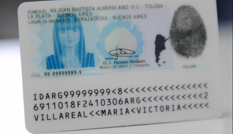 El Ministerio del Interior tendrá a su cargo el Registro Nacional de las Personas