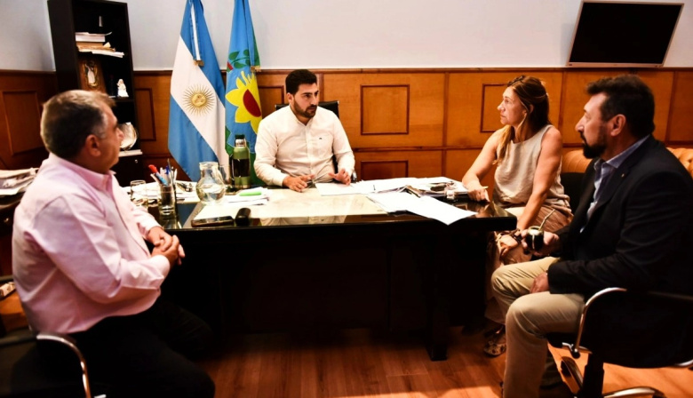 Egüen gestionó beneficios con Banco Nación para productores en emergencia hídrica